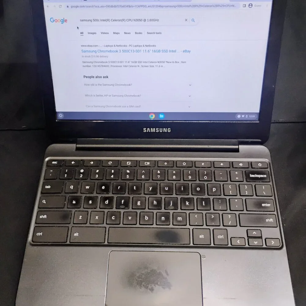 Samsung Chromebook XE500C13 11.6